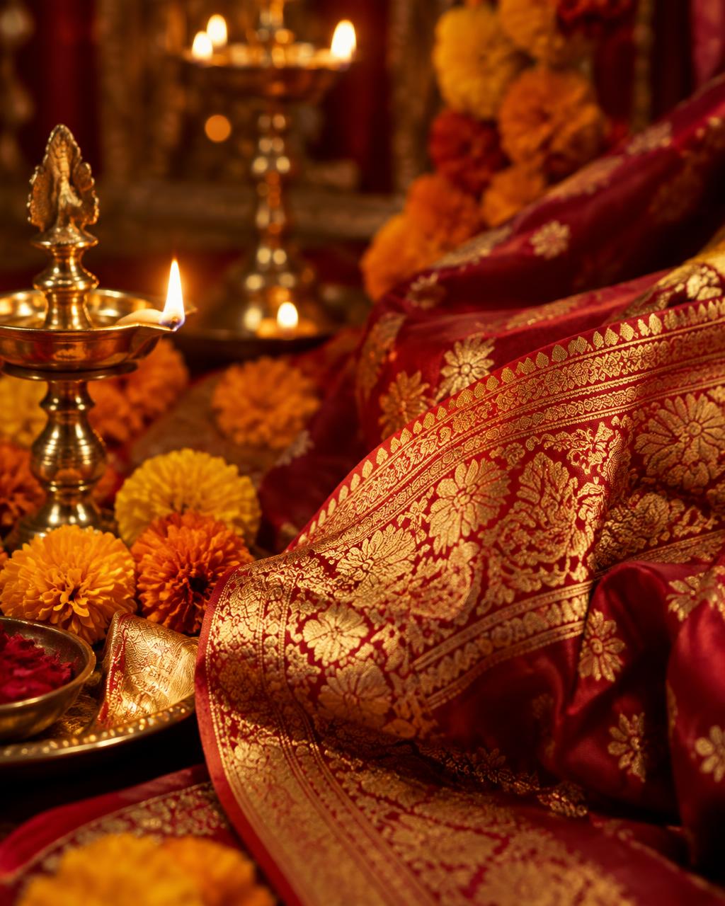 Banarasi Silk — North Indian Regal Indian wedding website theme