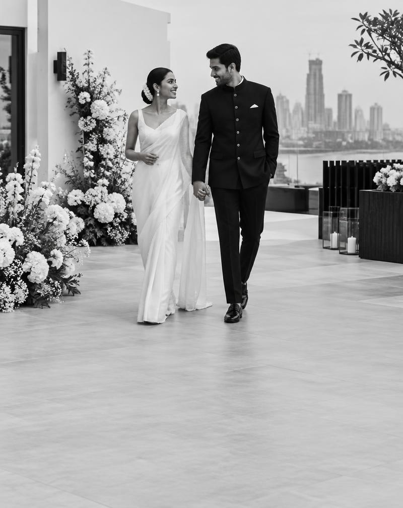 Editorial Ever After — Monochrome City Wedding Indian wedding website theme