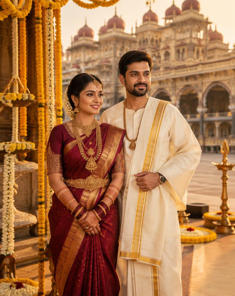 Mysore Silk — Kannada Traditional Indian wedding website theme