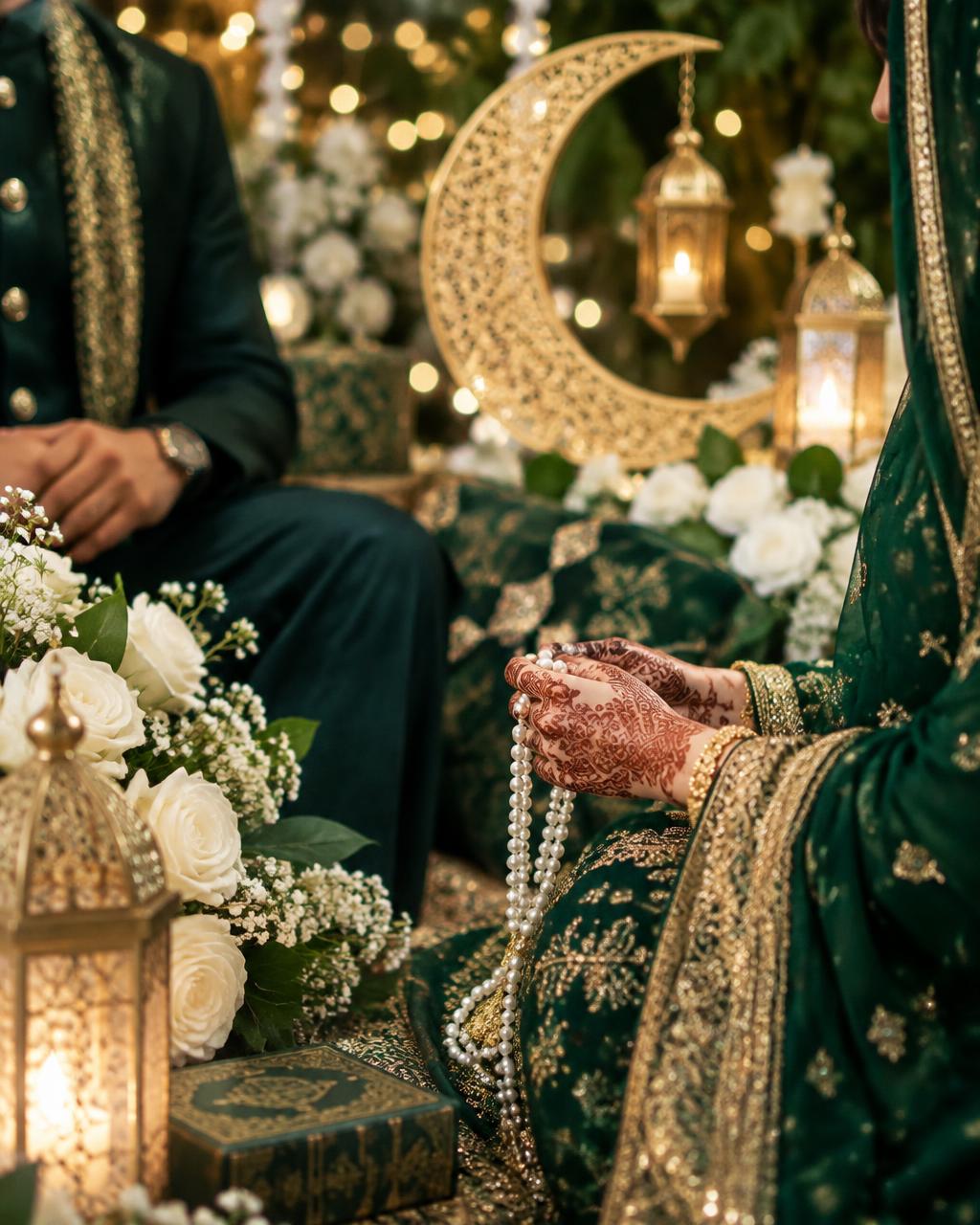 Moonlight Nikah — Elegant Muslim Indian wedding website theme