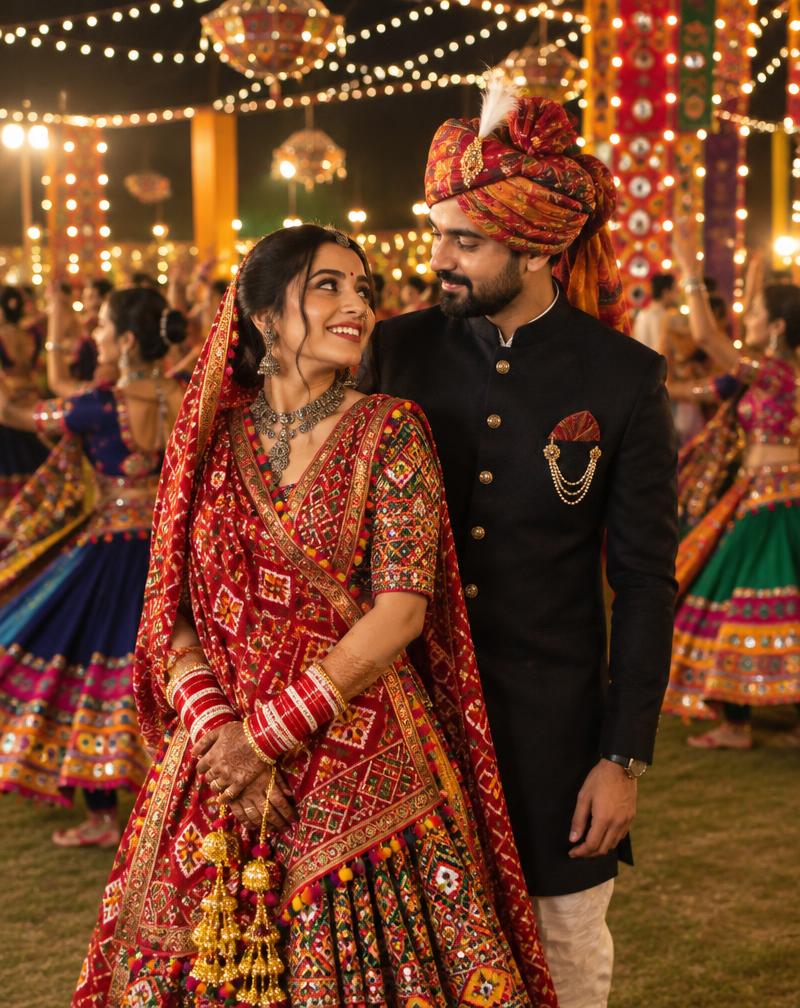 Patola Garba — Gujarati Festive Indian wedding website theme